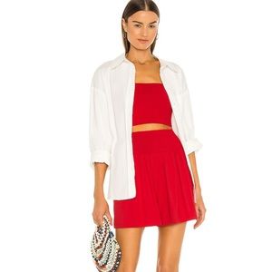 Susana Mónaco gathered smocked shorts